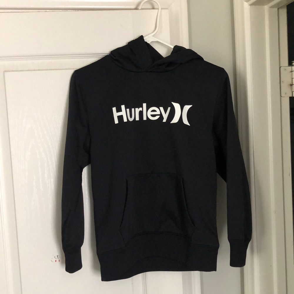 Boys black Hurley hoodie